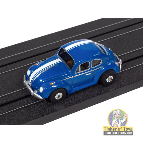 1966 Volkswagen Beetle Blue 1B | SC431 | Auto World - on-track view