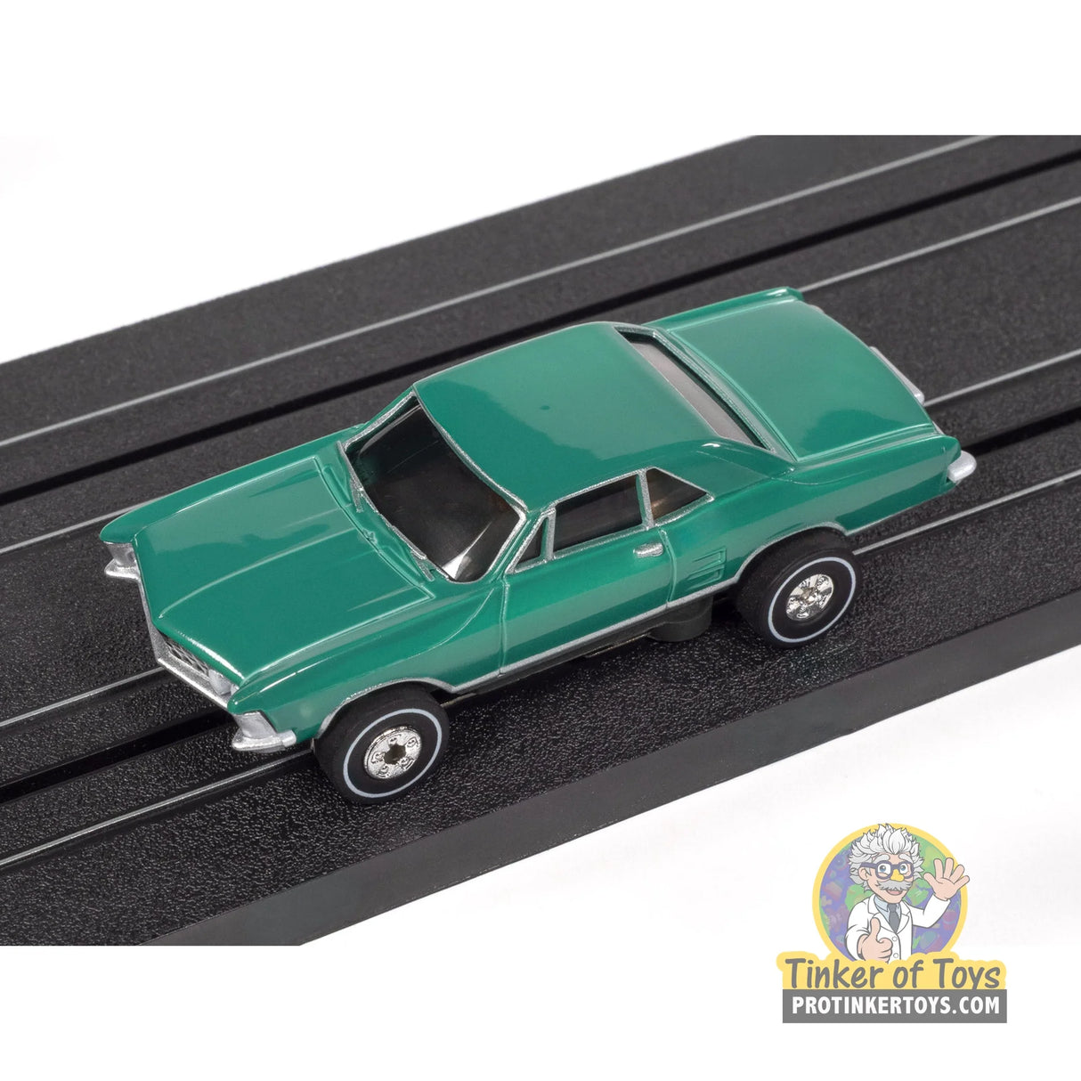 1963 Buick Riviera Green 4A | SC431 | Auto World - on-track view
