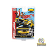 Auto World SC434 4A Thunderjet 1972 Buick GS in yellow, HO slot car in original retail packaging