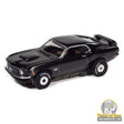Auto World SC434 2A Thunderjet 1970 Ford Mustang Boss 429 in black, loose HO slot car
