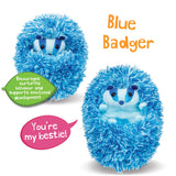 Curlimals Blue Badger Sayings