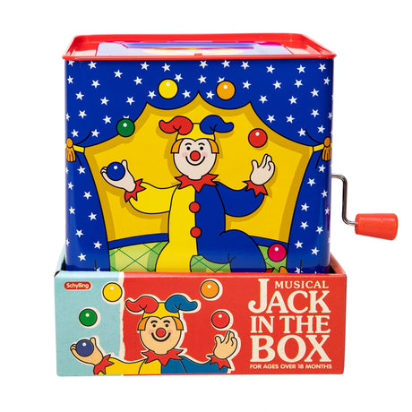 Jester Jack in the Box Unpopped Package Tray Front
