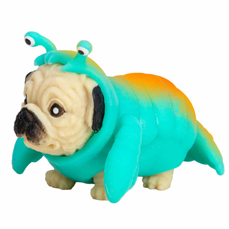 Party Animals Rave Puppies - Pug in a neon lobster costume