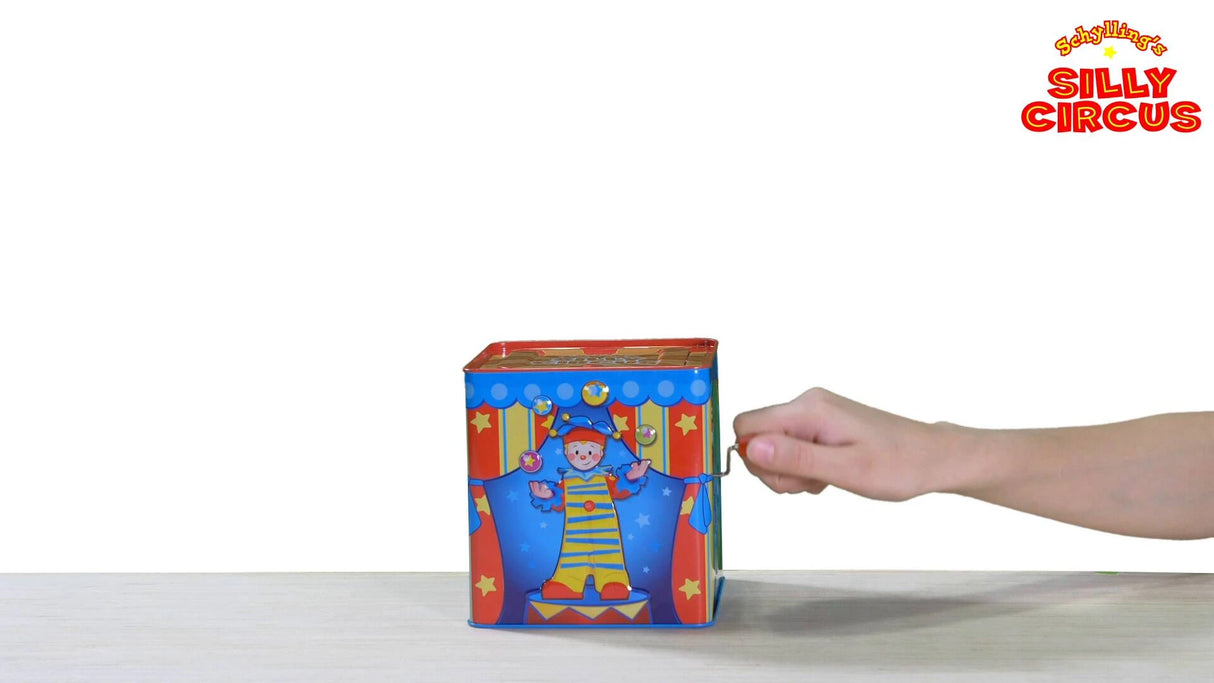 Silly circus clown Jack in the Box video
