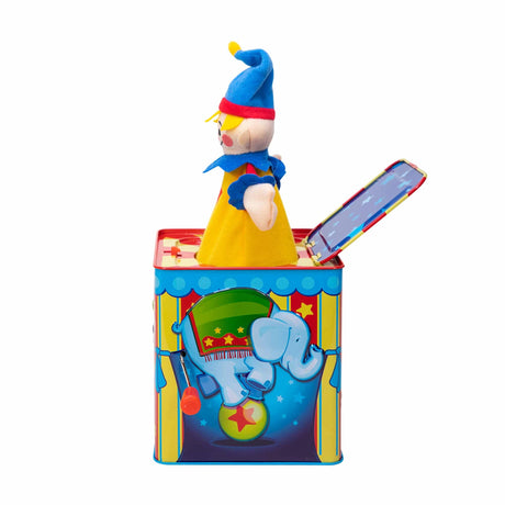 Silly Circus Jack in the Box Side Popped Left