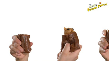 Squirrel squeeze poppers video