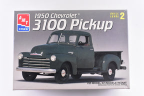 1950 Chevrolet 3100 pickup model kit box art for AMT 6437