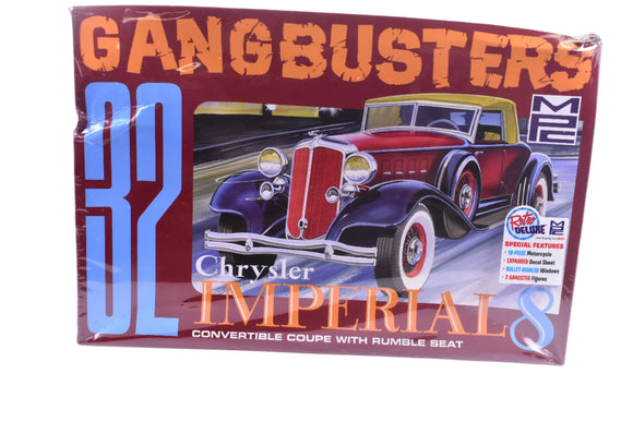 Second Chance  GangBusters 1932 Chrysler Inperial  1/25 Scale | MPC926 | MPC Model Kits