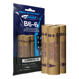Three B6-6 model rocket engines in a blister pack for Estes EST10037