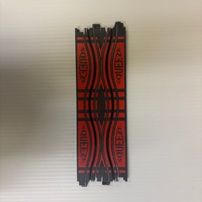 Two red, black, and silver track strips for auto world for H001