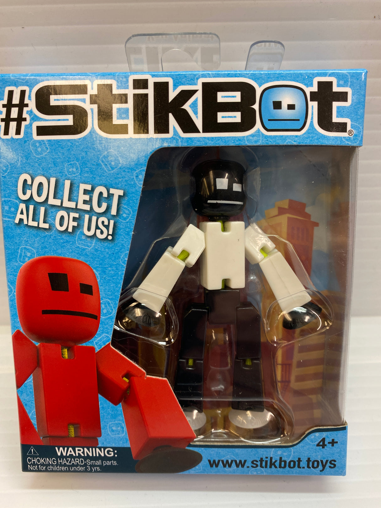 Stik Bot Singles Black/White Man | TST616 | StikBot