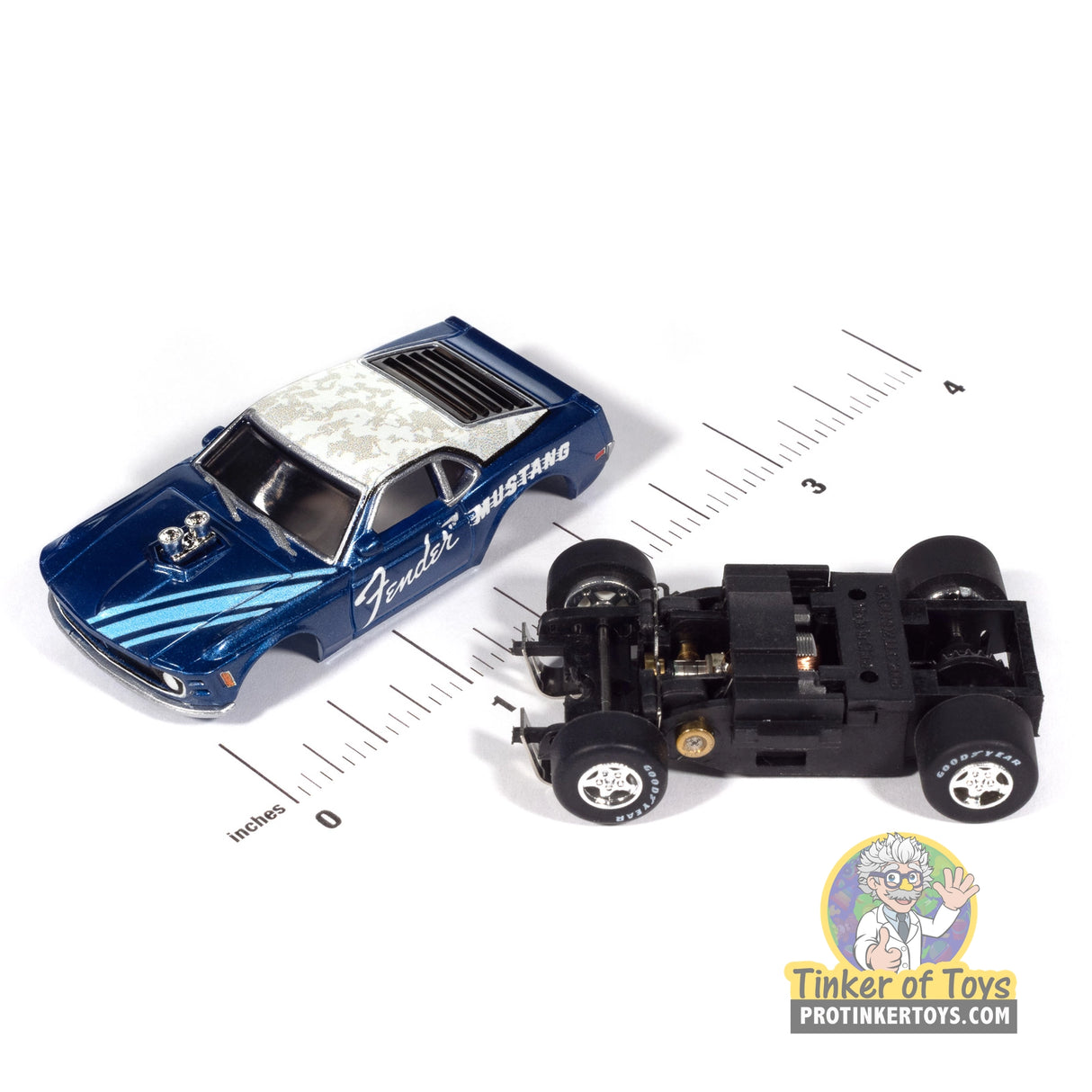 Super III 1970 BOSS Mustang Fender (Blue) 4A | SC419 | Auto World