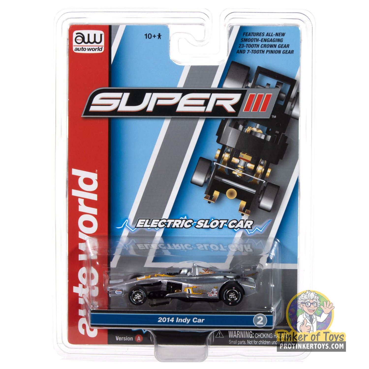 Super III 2014 Indy Car Johnny Lightning Special #1 (Gray) 2A | SC413 | Auto World