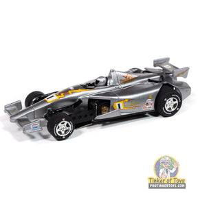 Gray Johnny Lightning Indy Car toy race car model for Auto World SC413