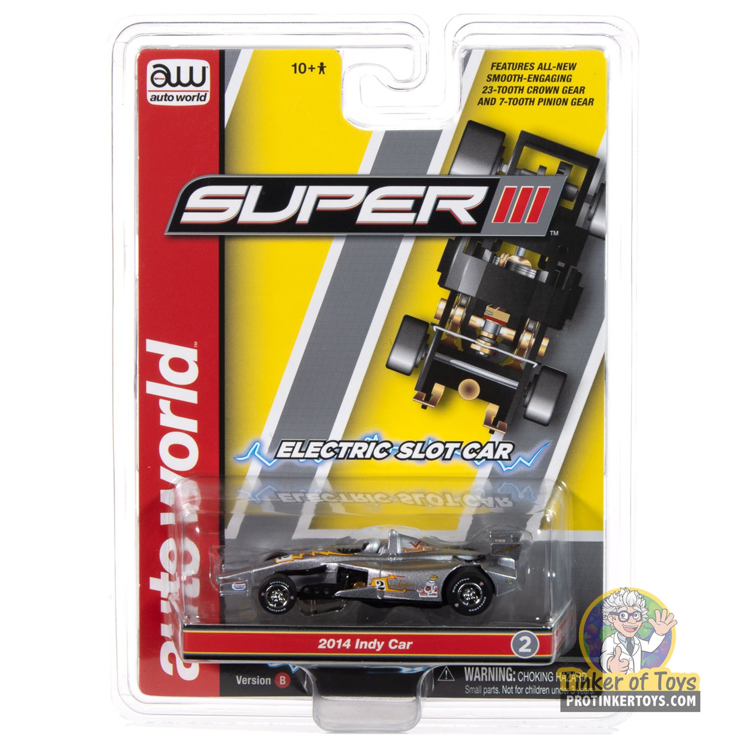 Super III 2014 Indy Car Johnny Lightning Special #2 (Gray) 2B | SC413 | Auto World