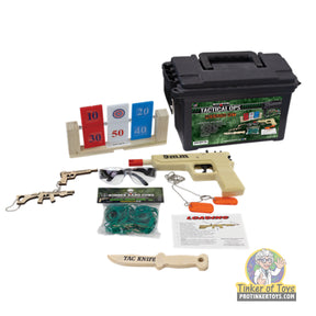 Toy tactical gear set with gun, knife, and accessories for play for Magnum Enterprises TOMK
