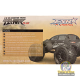 Tank 6S 1/8 Brushless 4WD Monster Truck (Black) | FSR25125 | FS Racing