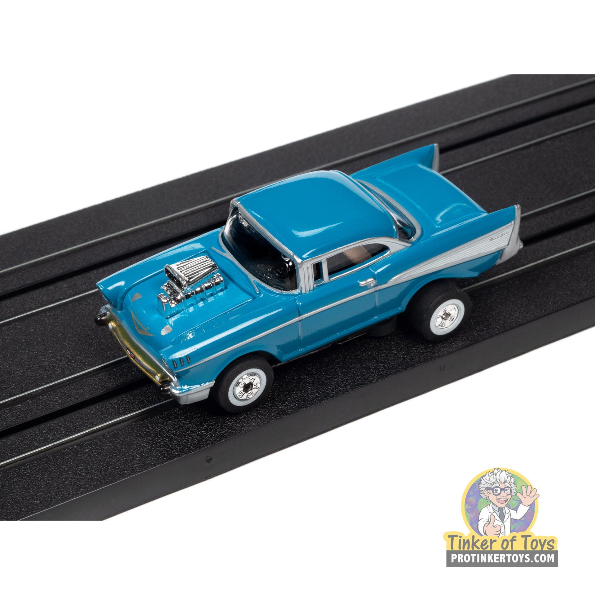 Thunderjet 1957 Chevrolet Bel Air Street Rod w/Blower (Blue) 1B