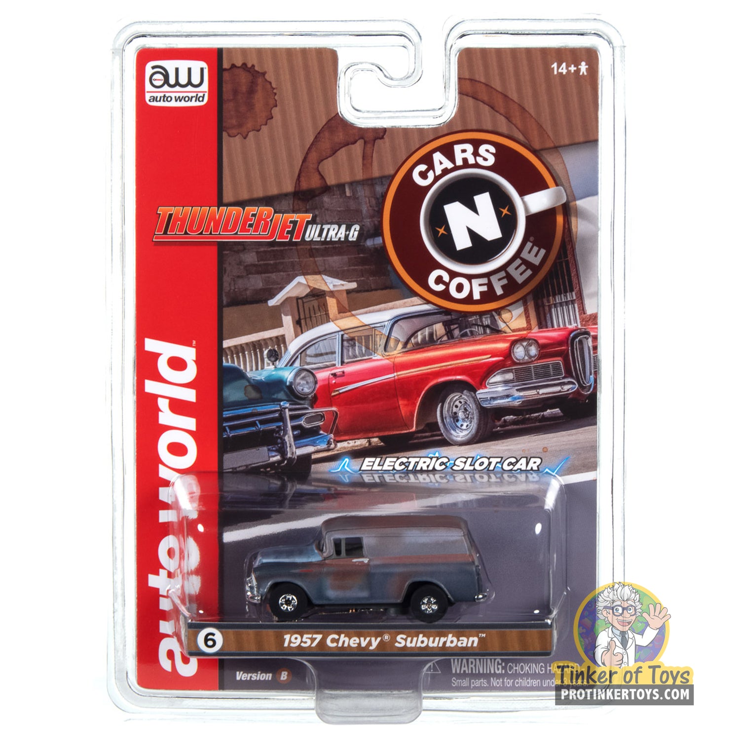 Thunderjet 1957 Chevrolet Suburban (Blue) 6B | SC392 | Auto World