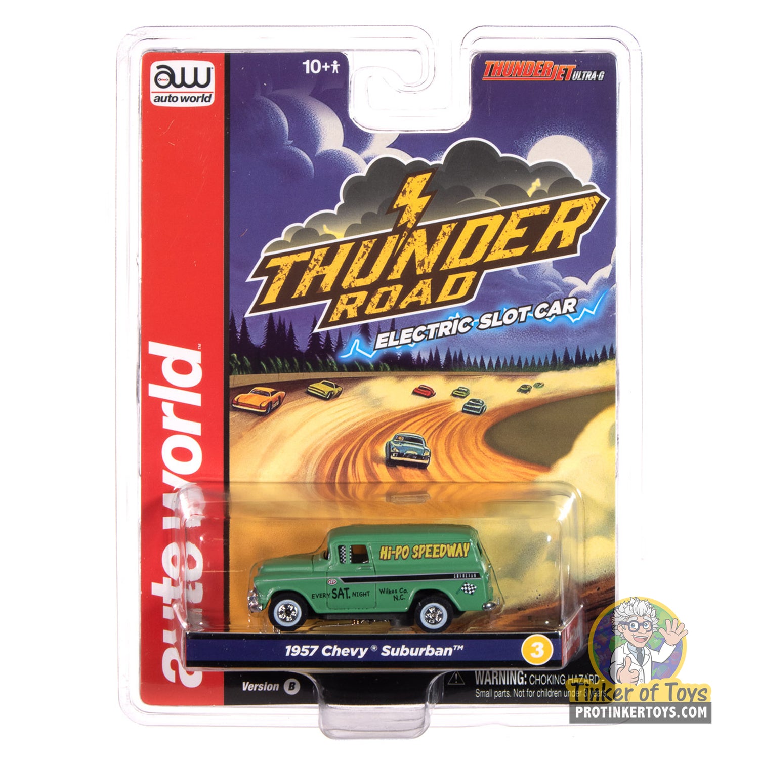 Thunderjet 1957 Chevy Suburban (Green) 3B | SC416 | Auto World