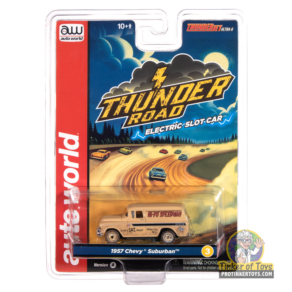 Thunderjet 1957 Chevy Suburban (Tan) 3A | SC416 | Auto World