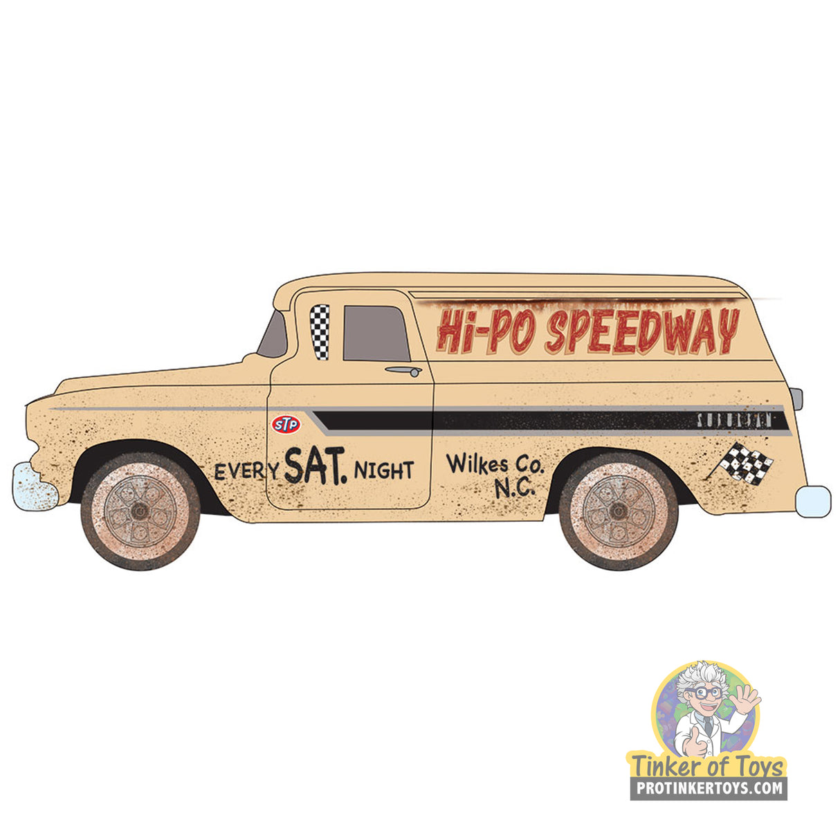 Thunderjet 1957 Chevy Suburban (Tan) 3A | SC416 | Auto World
