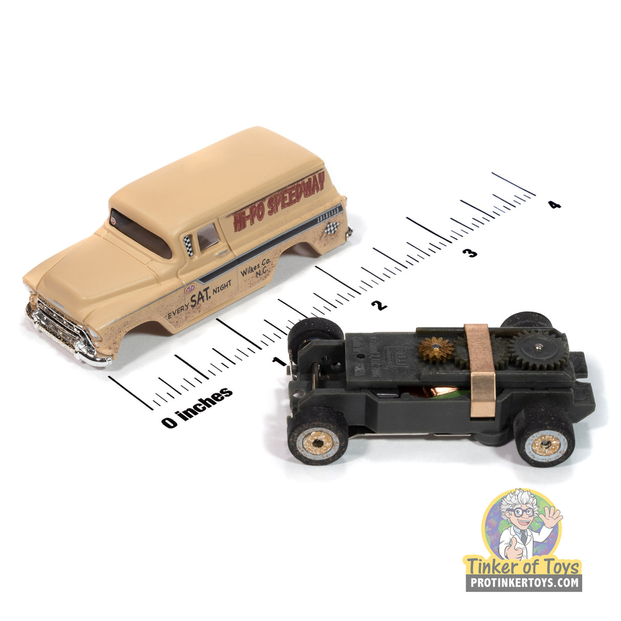 Thunderjet 1957 Chevy Suburban (Tan) 3A | SC416 | Auto World