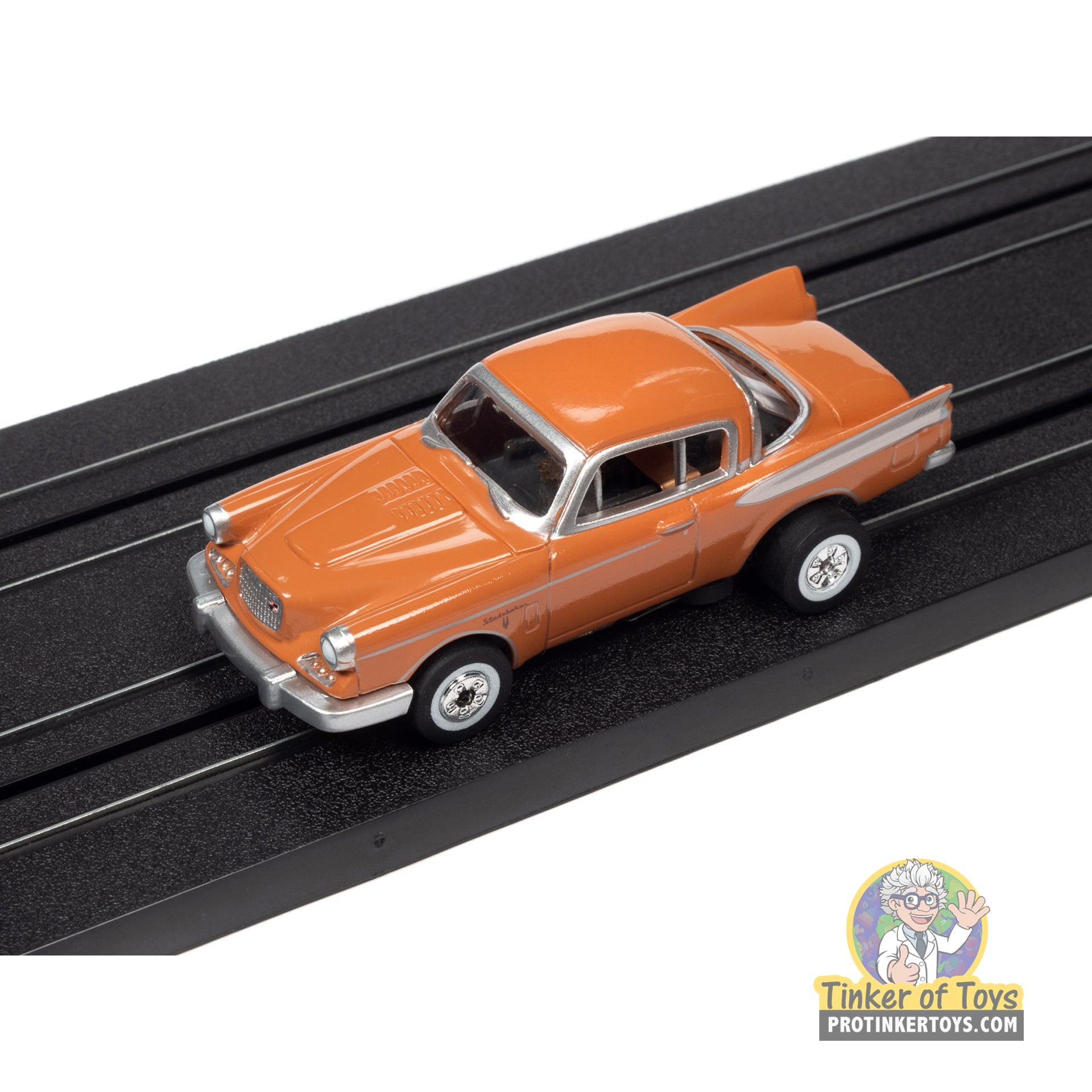 Thunderjet 1957 Studebaker Golden Hawk (Orange) 4A | SC392 | Auto