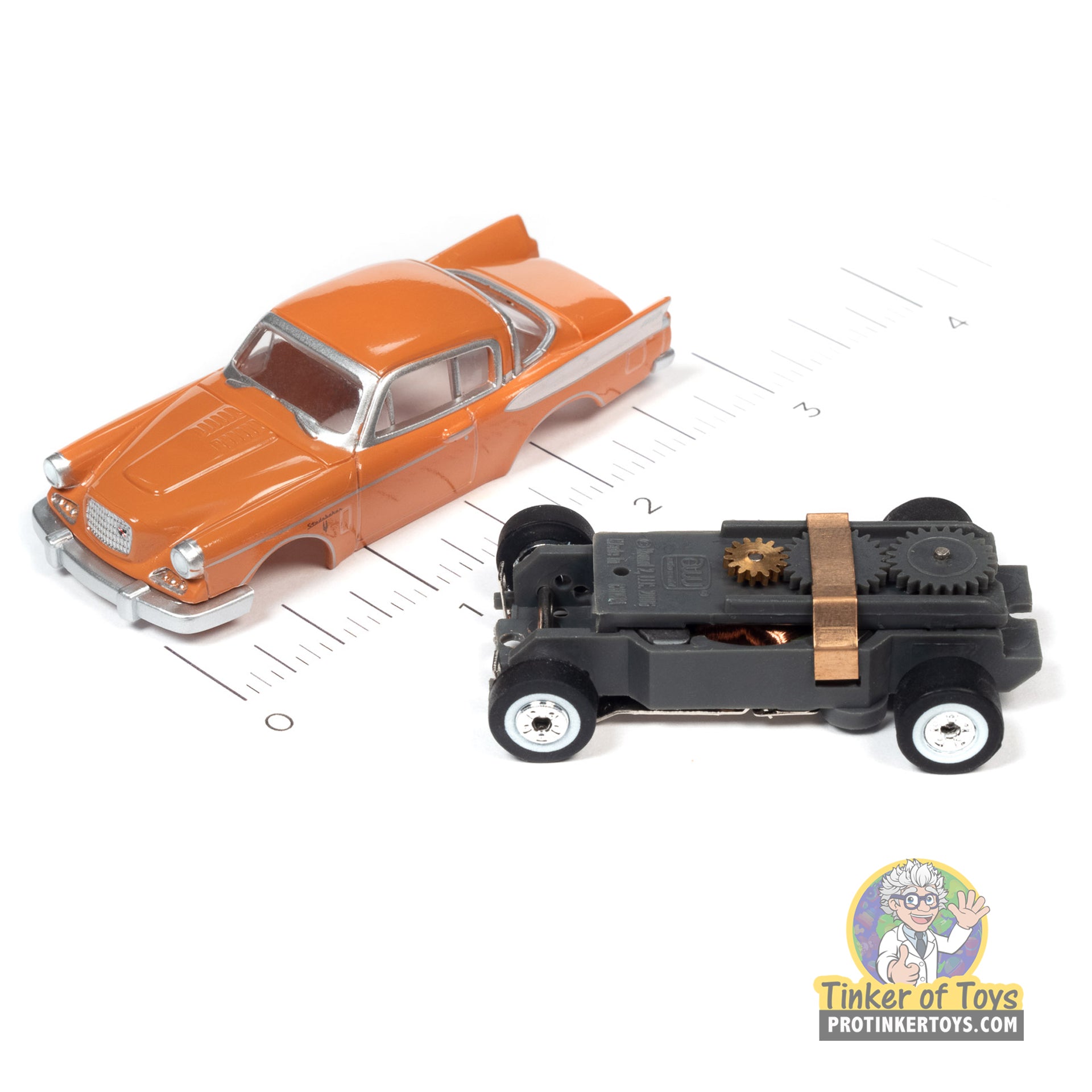 Thunderjet 1957 Studebaker Golden Hawk (Orange) 4A | SC392 | Auto