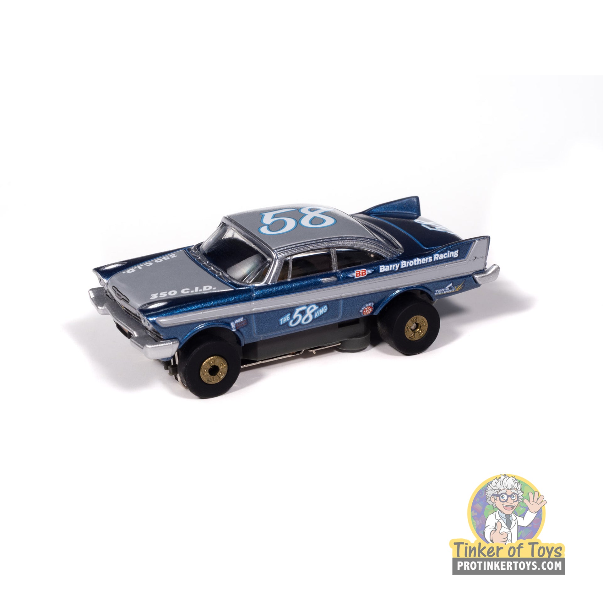 Thunderjet 1958 Plymouth Fury (Metallic Blue & Silver) 4B | SC423