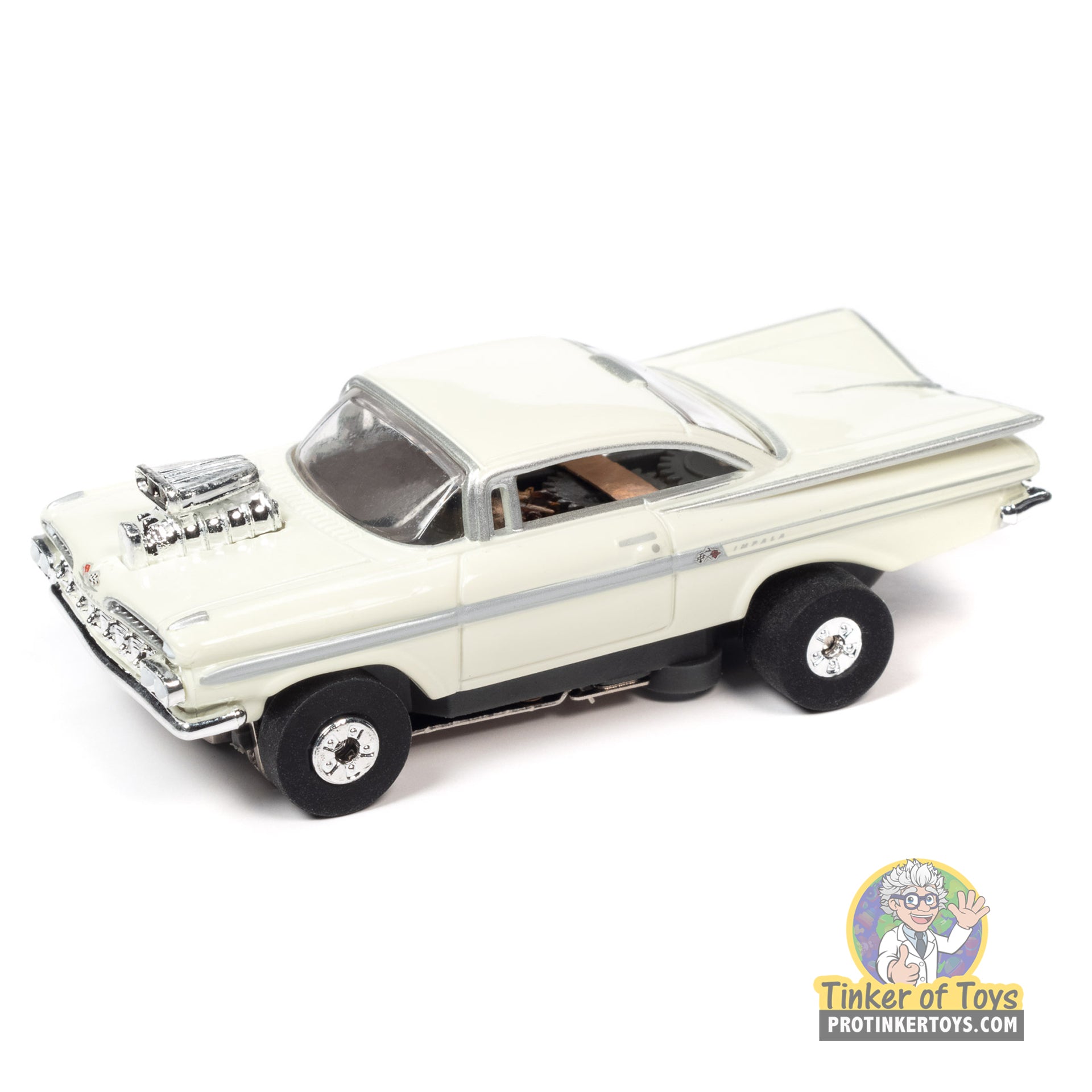 Thunderjet 1959 Chevrolet Impala Street Rod w/Blower (White) 3B