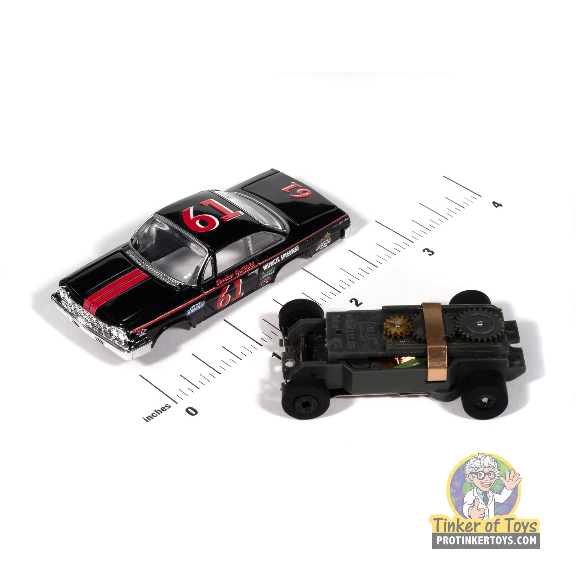 Thunderjet 1962 Chevrolet Bel Air (Black & Red) 2B | SC423 | Auto