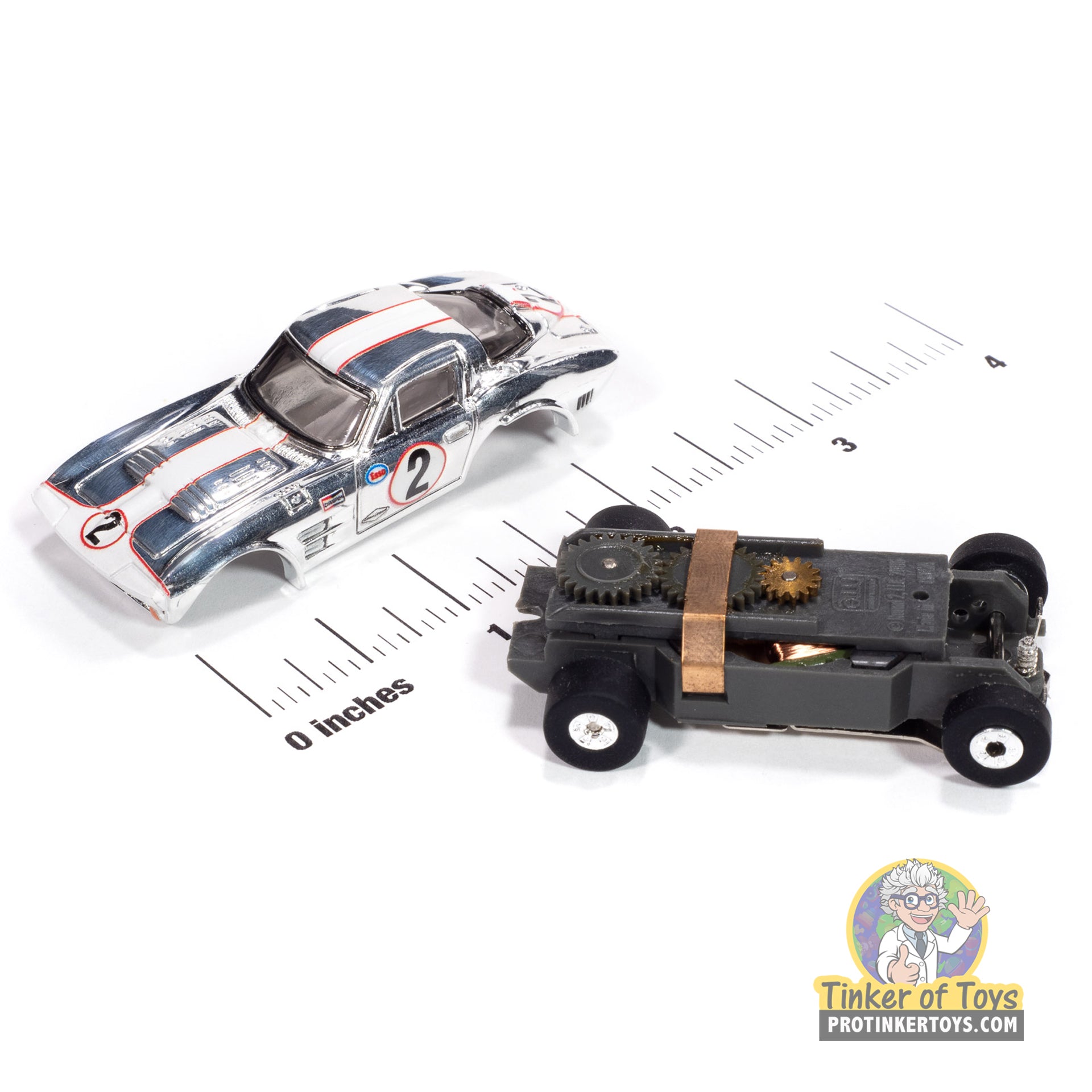 Thunderjet 1964 Corvette Grand Sport (Chrome) B | SC415 | Auto