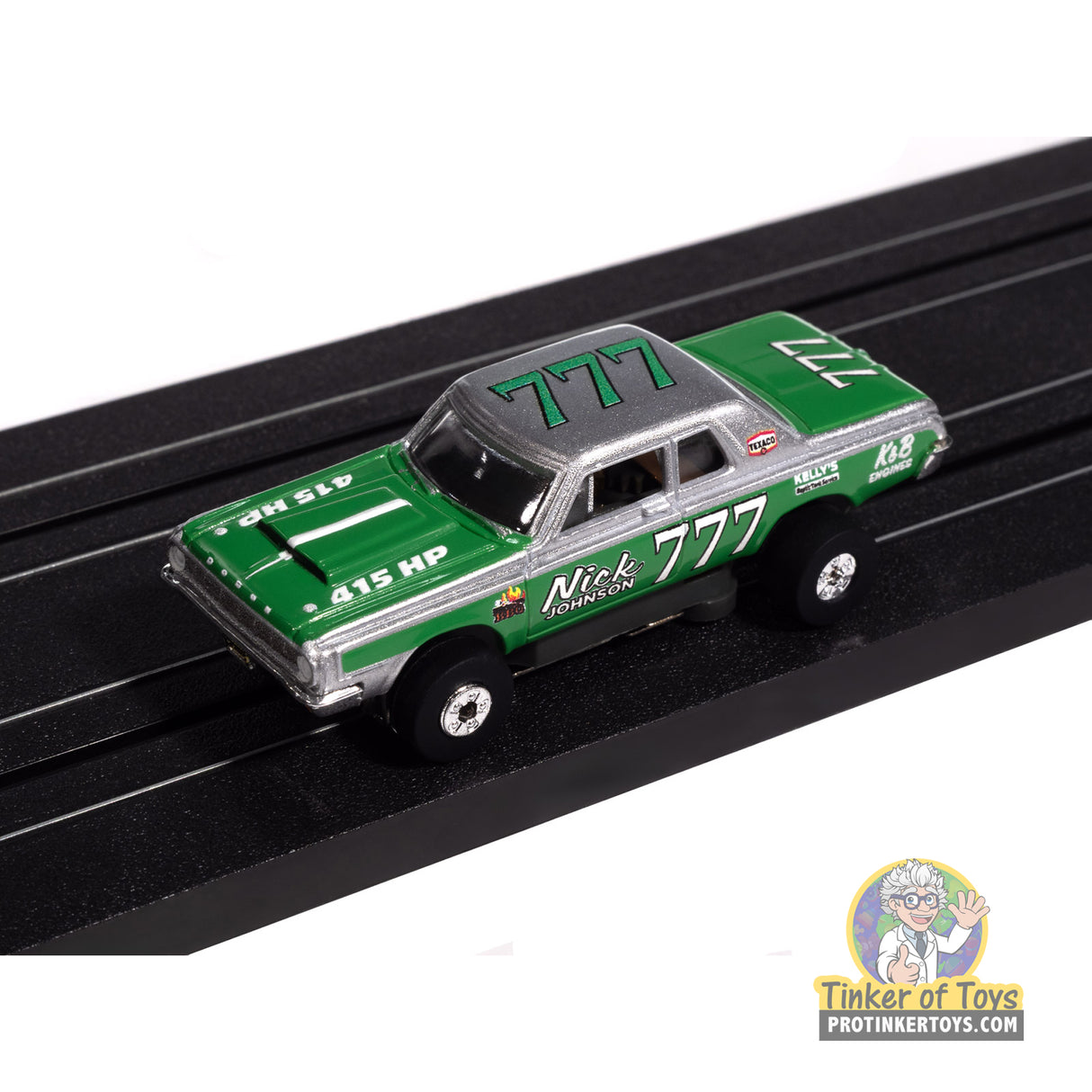 Thunderjet 1964 Dodge 330 Pro Stock (Green & Silver) 3B | SC423 | Auto World