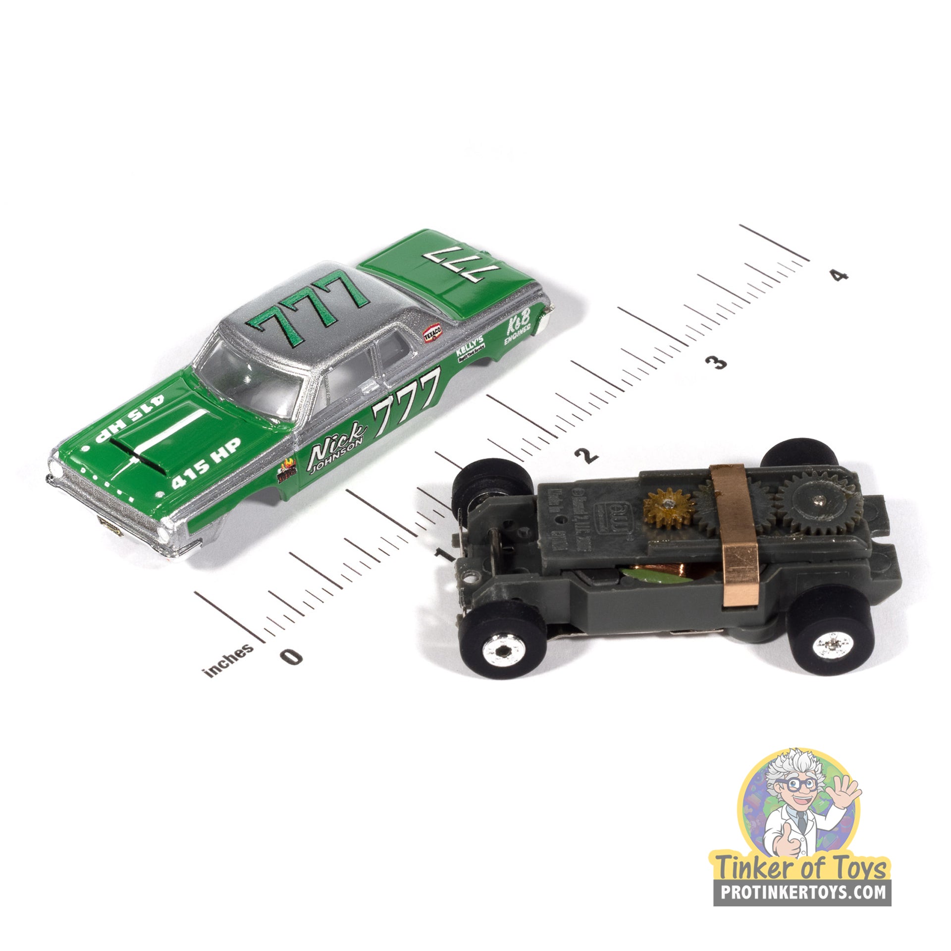 Thunderjet 1964 Dodge 330 Pro Stock (Green & Silver) 3B | SC423
