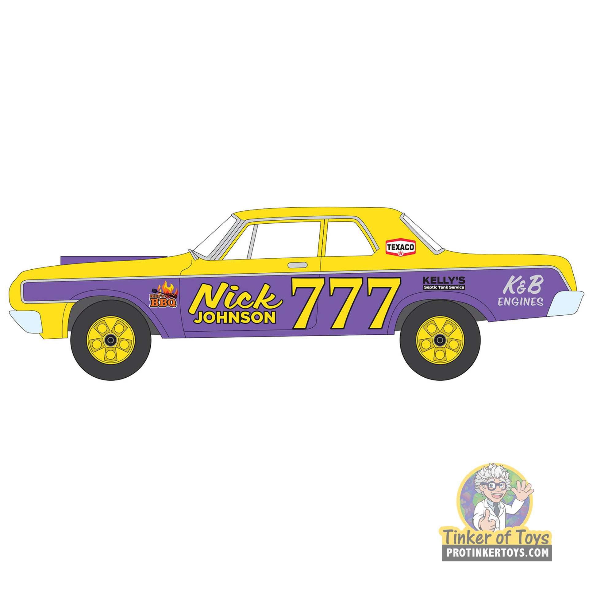 ターシャ Thunderjet 1964 Dodge 330 Pro Stock (Yellow & Purple) 3A | SC423