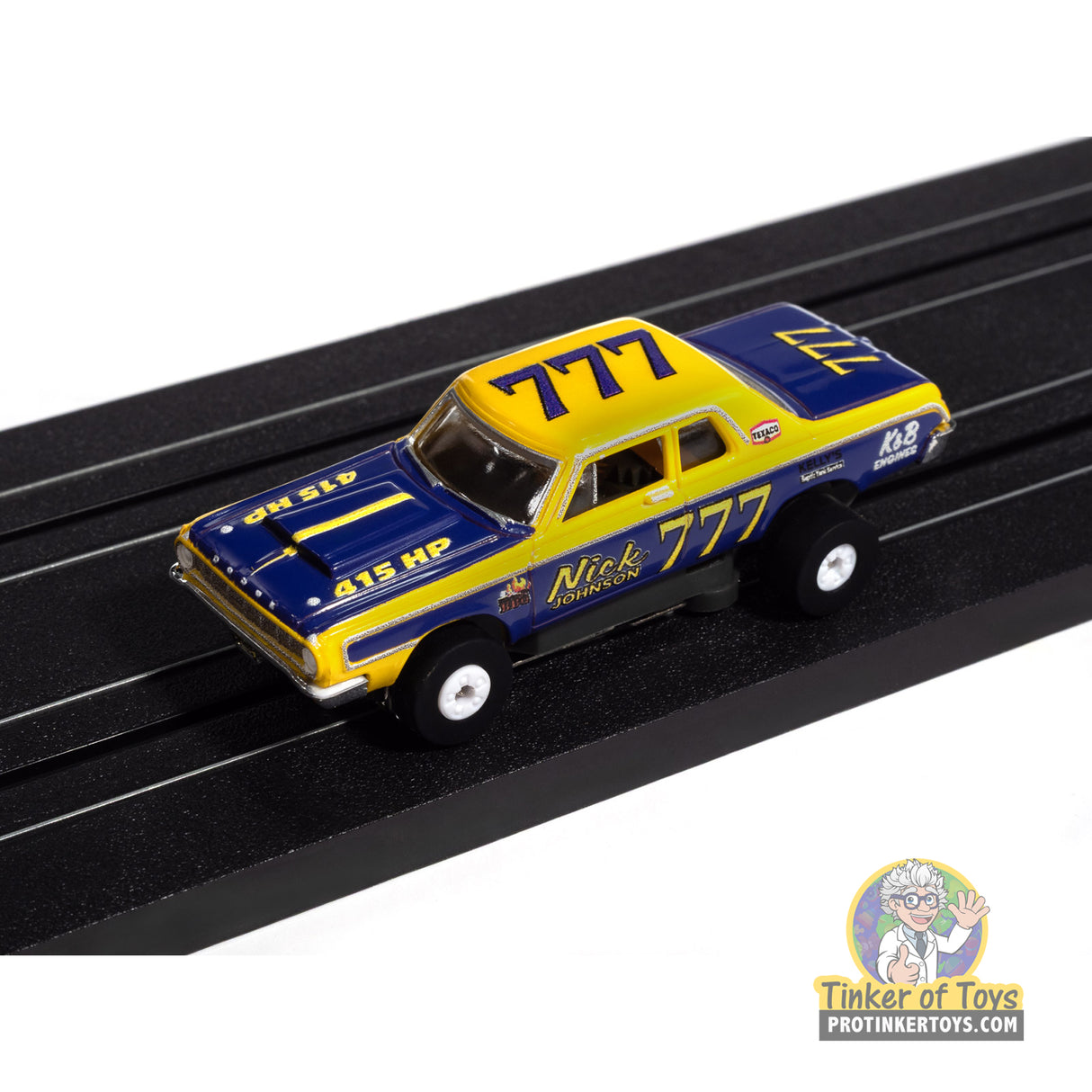 Thunderjet 1964 Dodge 330 Pro Stock (Yellow & Purple) 3A | SC423 | Auto World
