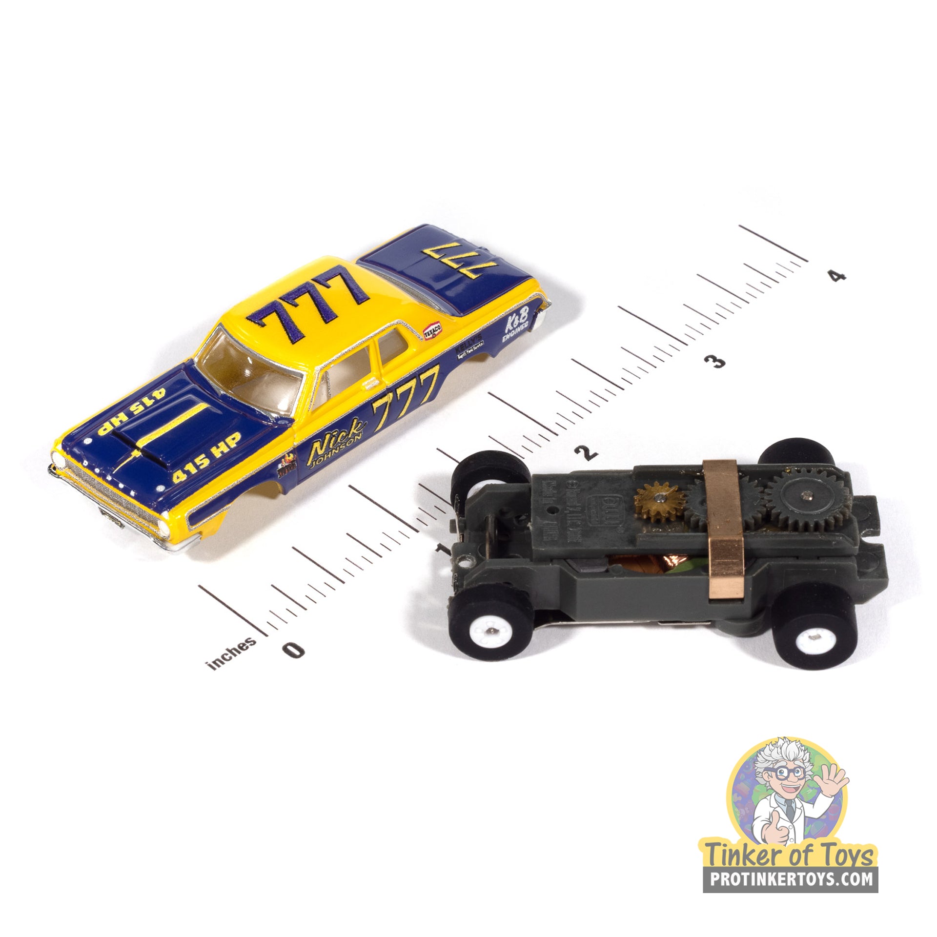 Thunderjet 1964 Dodge 330 Pro Stock (Yellow & Purple) 3A | SC423