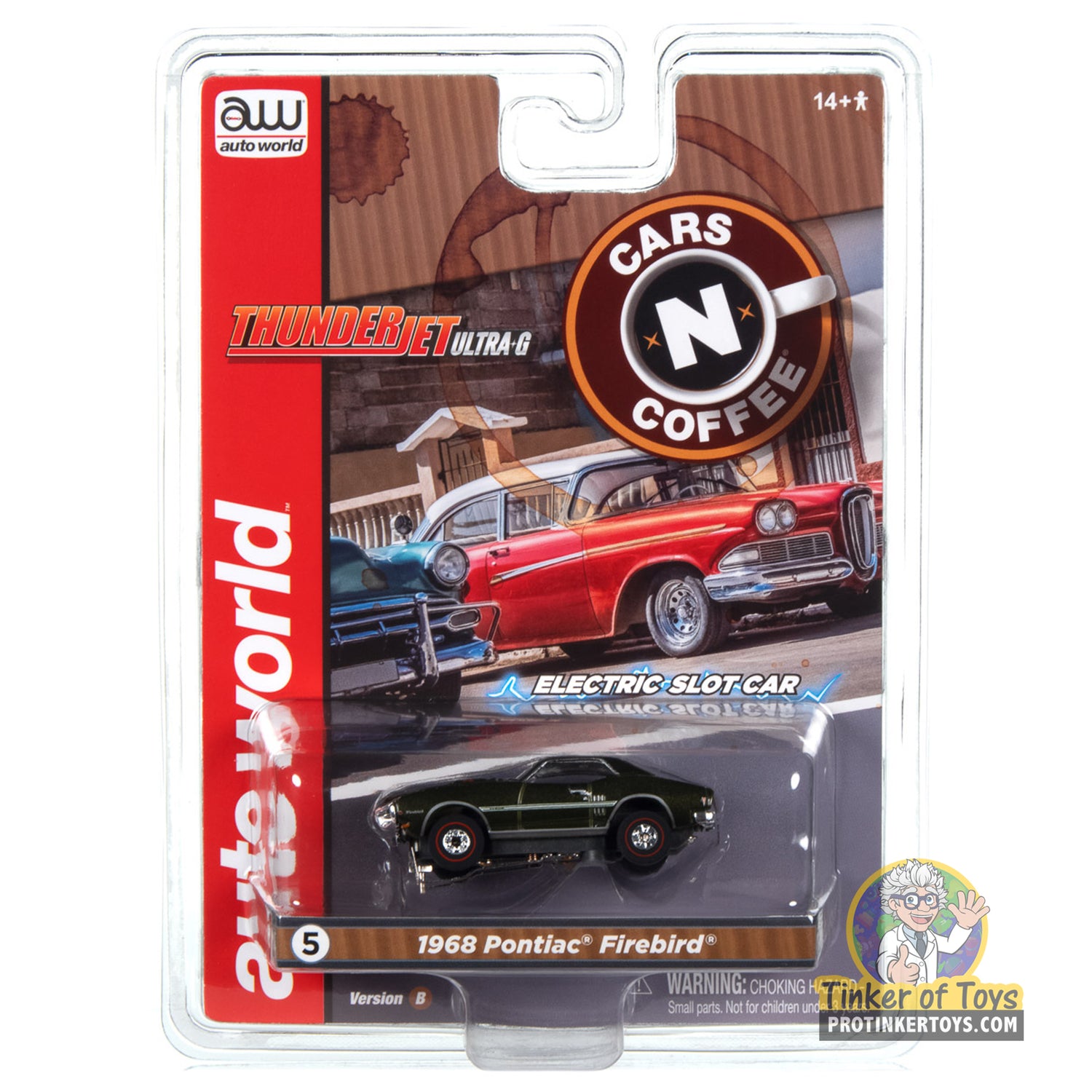 Thunderjet 1968 Pontiac Firebird (Green) 5B | SC392 | Auto World