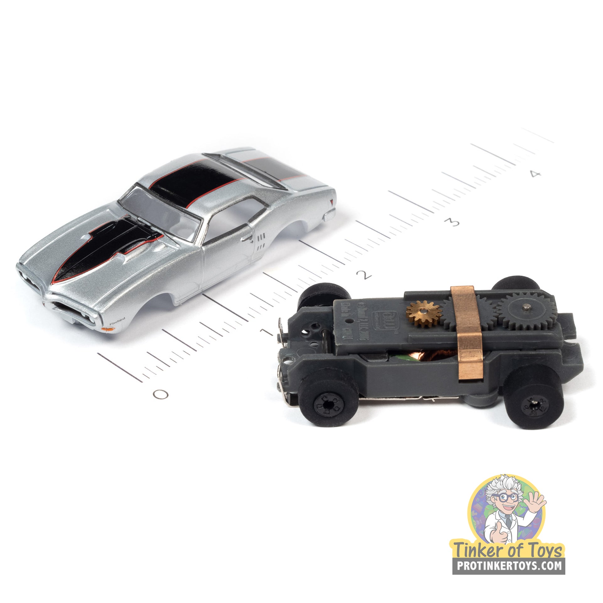 Thunderjet 1968 Pontiac Firebird (Silver) 5A | SC392 | Auto World