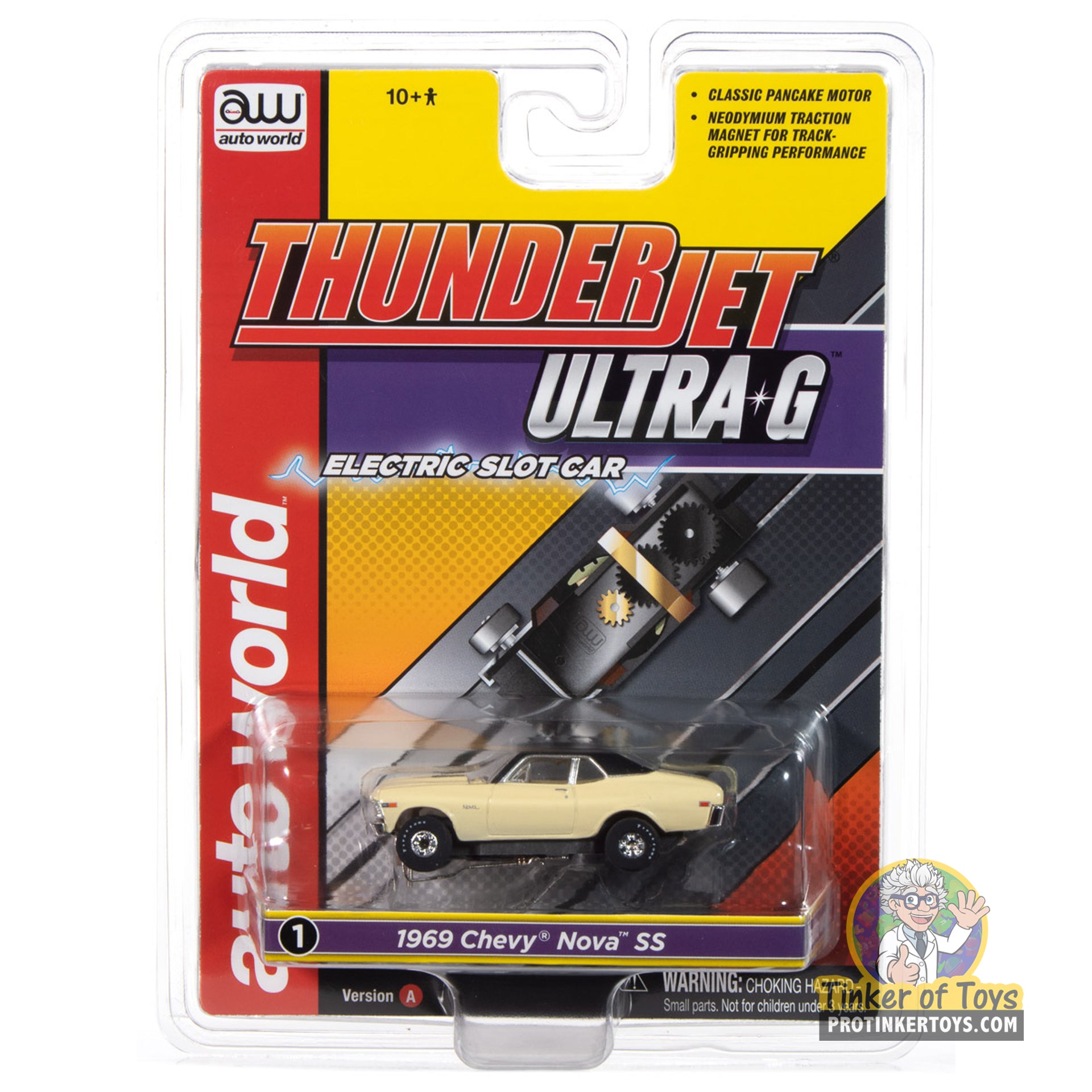 Thunderjet 1969 Chevy Nova (Cream) 1A | SC411 | Auto World