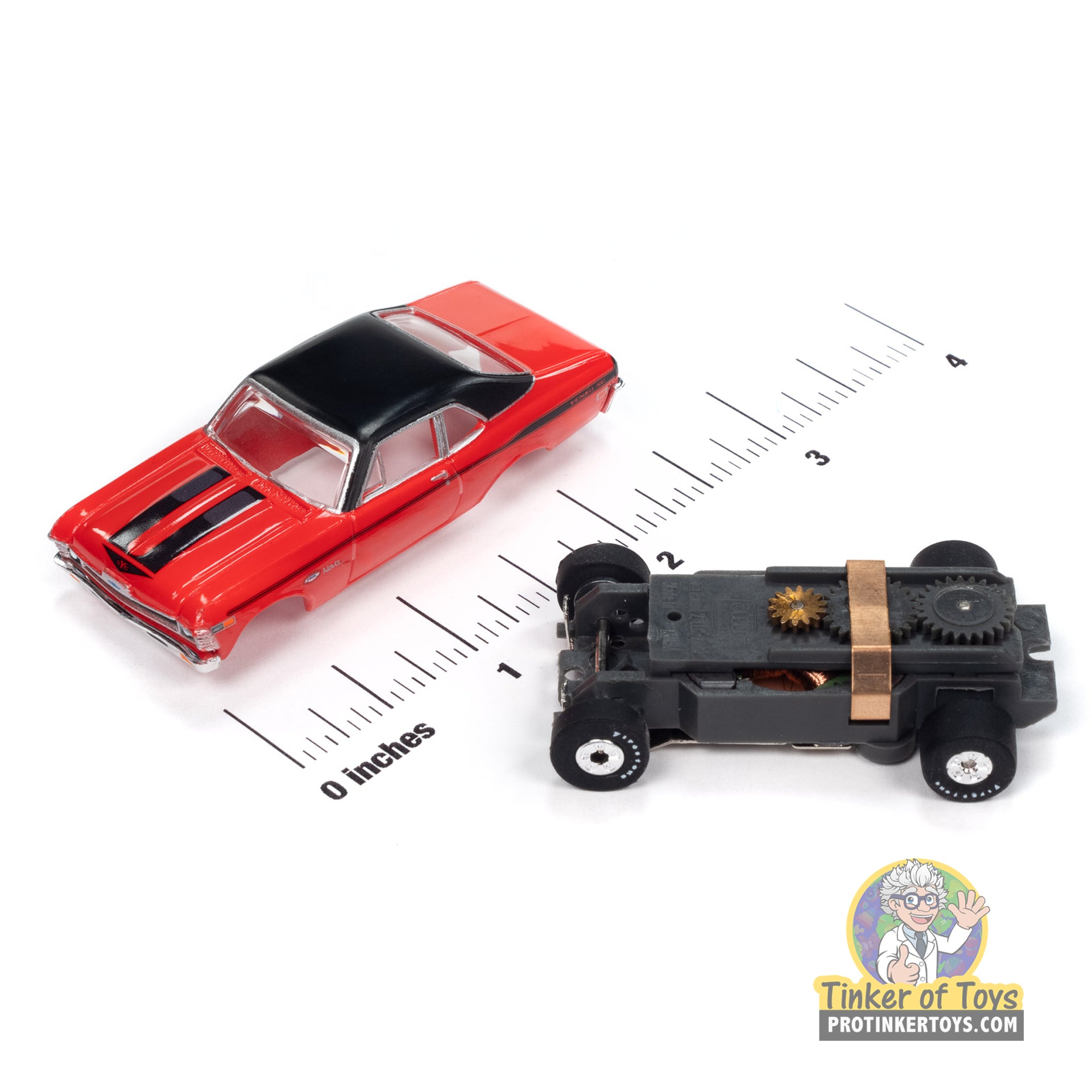 Thunderjet 1969 Chevy Nova (Red) 1B | SC411 | Auto World