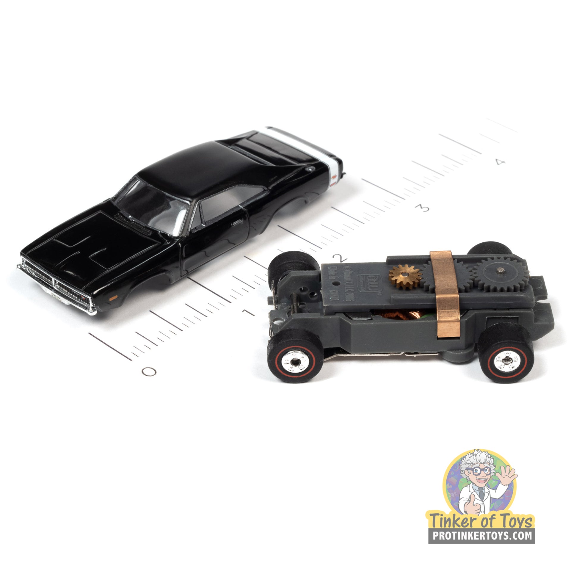 Thunderjet 1969 Dodge Charger R/T (Black) 2B | SC392 | Auto World