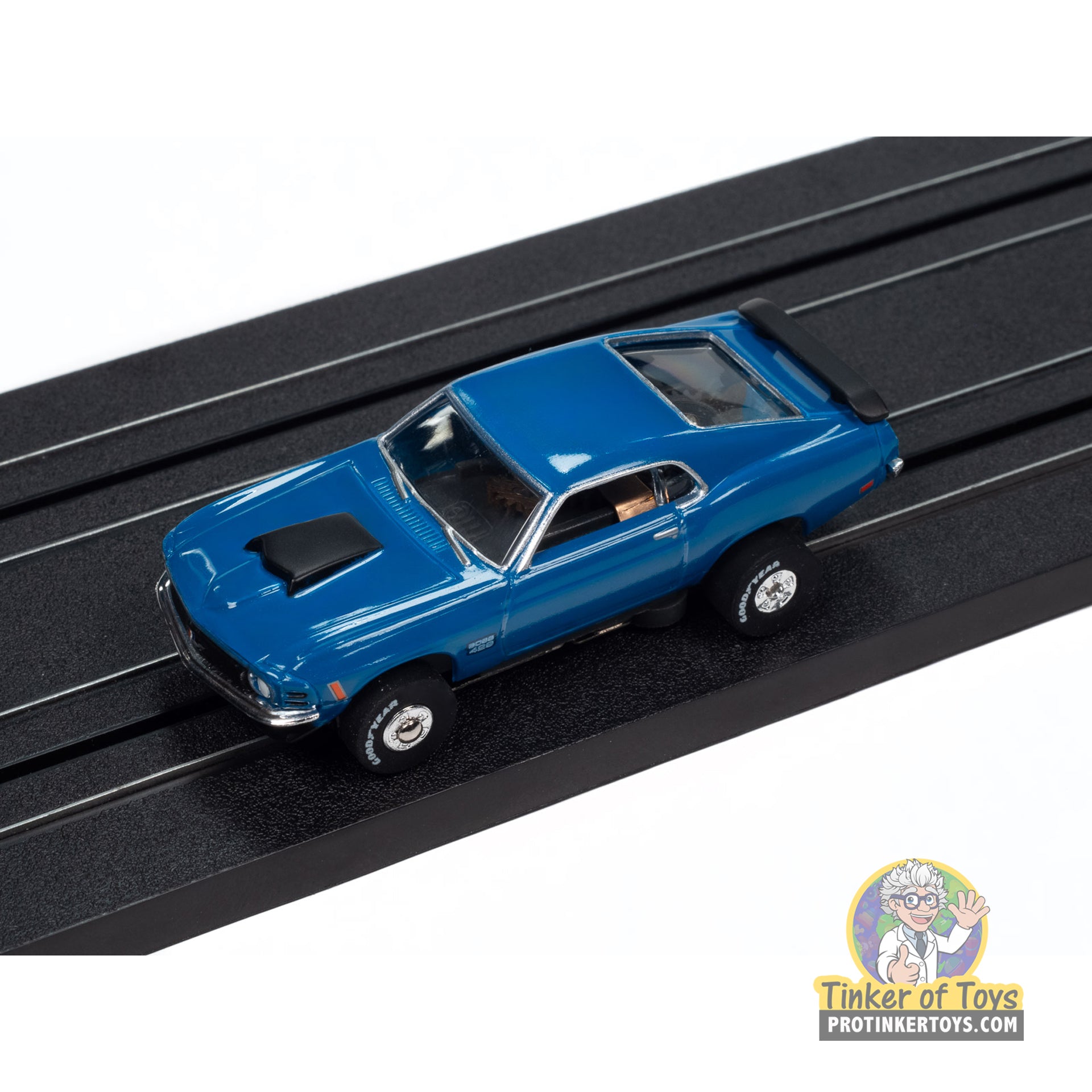 Thunderjet 1970 Ford Mustang Boss 429 (Blue) 2B | SC411 | Auto