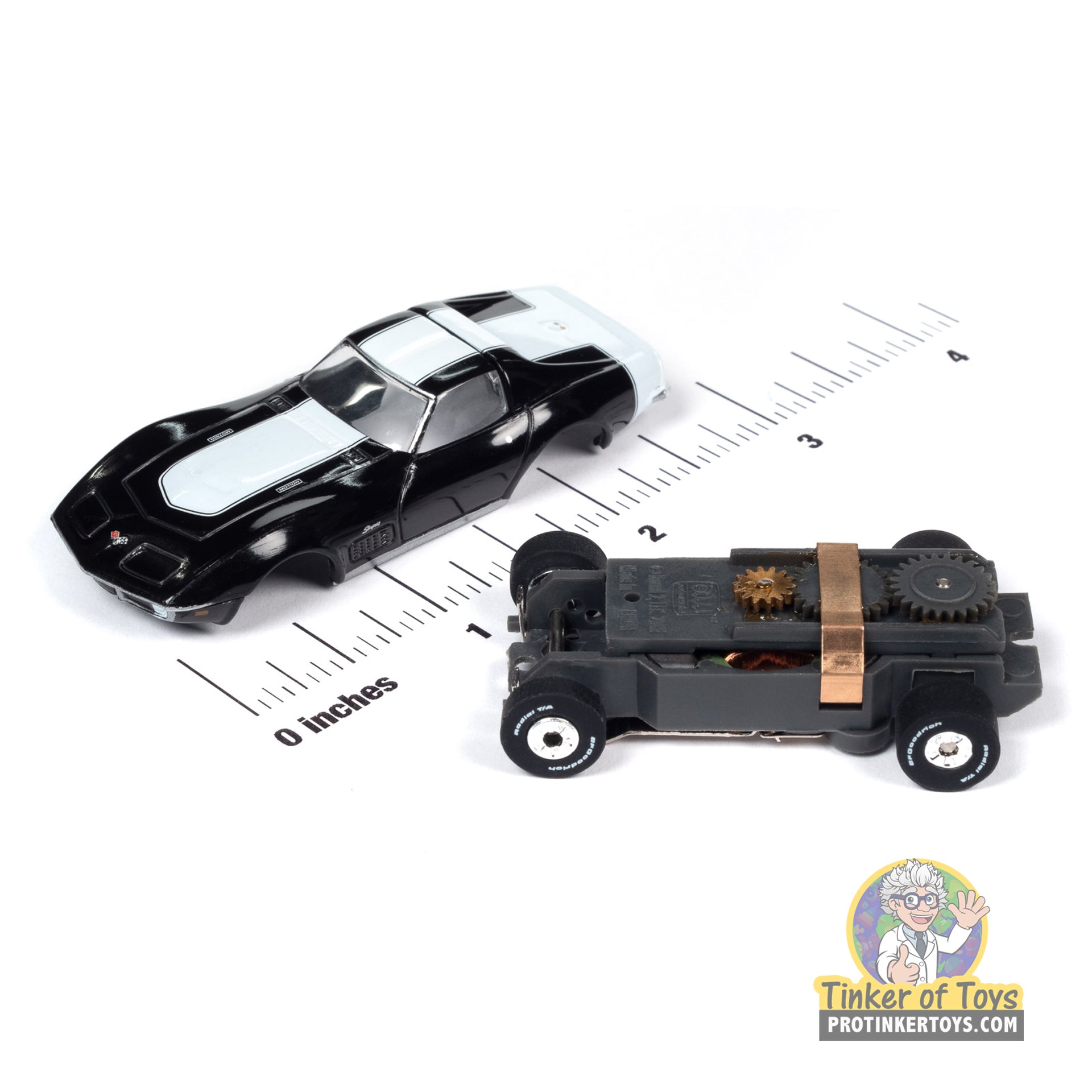 Thunderjet Baldwin Motion 1970 Chevrolet Corvette (Black) 1B
