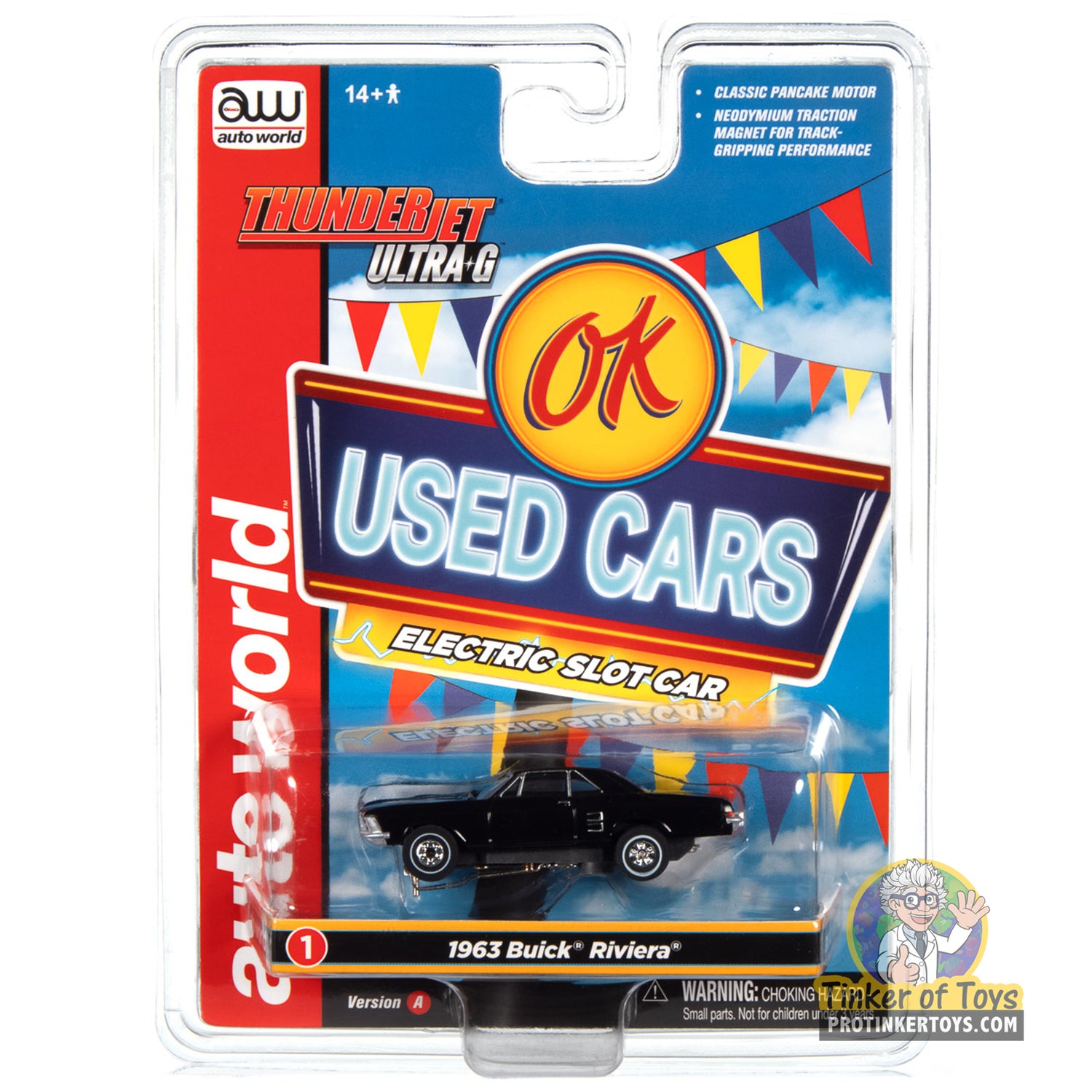 Thunderjet OK Used Cars 1963 Buick Riviera (Black) 1B | SC390 | Auto World