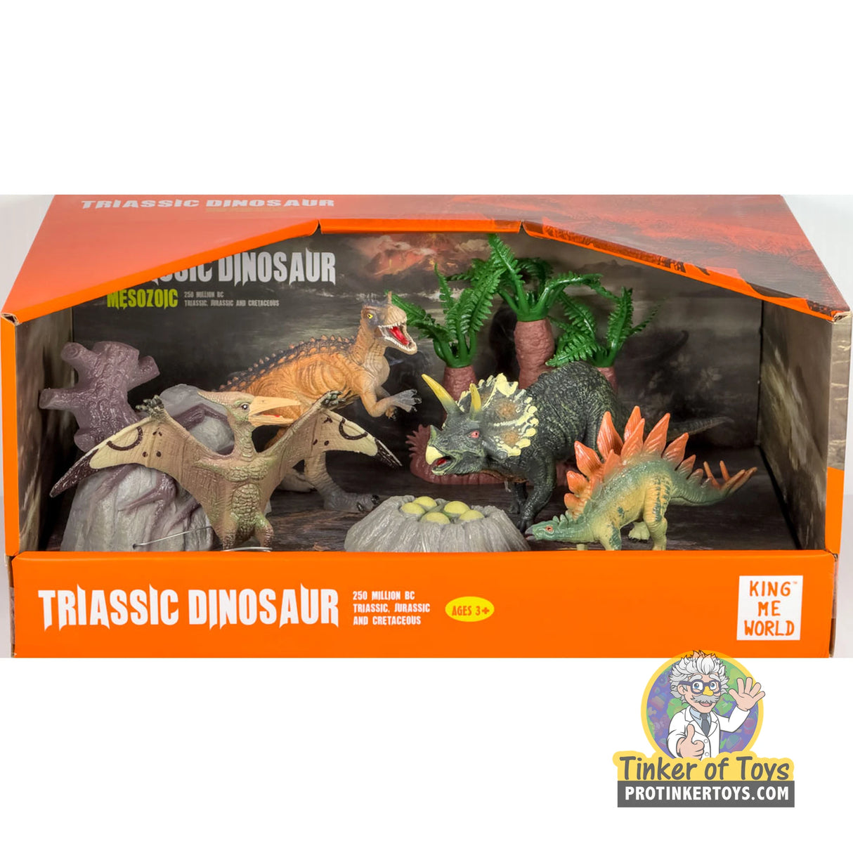 Triassic Dinosaur Figure Set (7 Pieces) | IMX17240 | King Me World