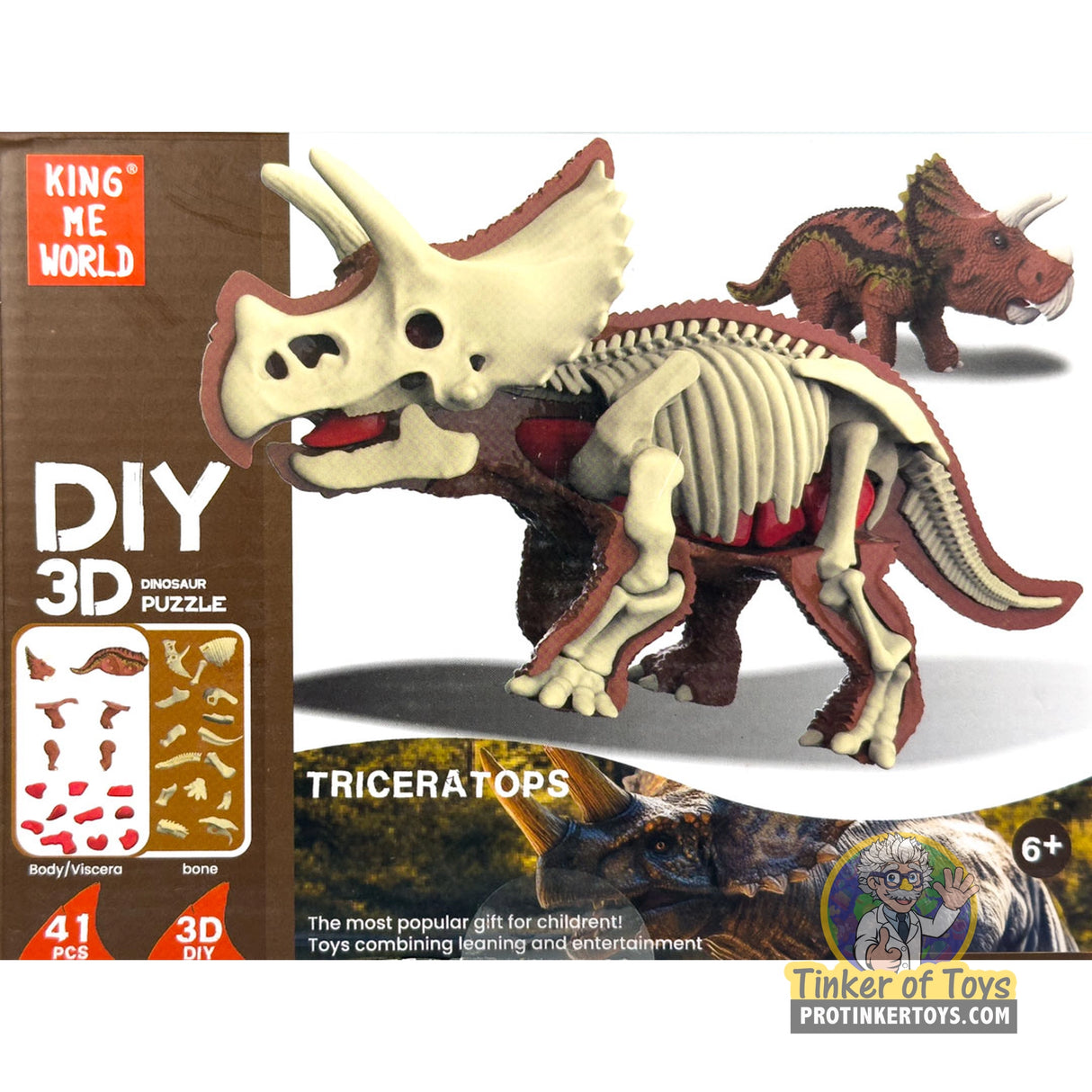 Triceratops 3D Dissection Puzzle | IMX17255 | King Me World