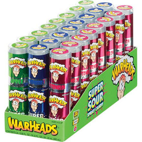 Assortment of sour spray candy in various flavors and colors for Mountain Sweets 21700