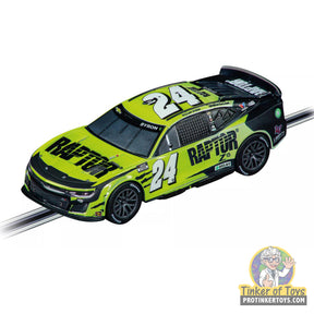 Yellow and black NASCAR Camaro toy car, William Byron No. 24 for Carrera Go!!! 20064272